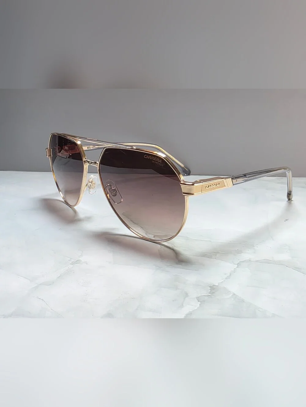 Carrera 1067/S Gold Aviator Gradient Sunglasses